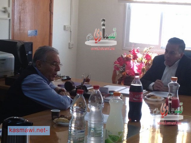 رئيس الحكم المحلي شلومو ابوحبوط  لاول مره في بلدية كفرقاسم